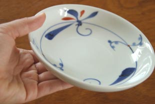 青白磁 砥部焼千山風景画 陶器皿 約38センチ 青白磁 砥部焼千山風景画 陶器皿 約38センチ 砥部焼 千