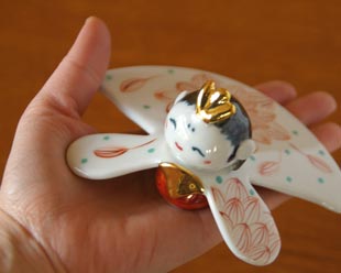 砥部焼の和食器 陶房遊の雛人形 【砥部工房 からくさ】