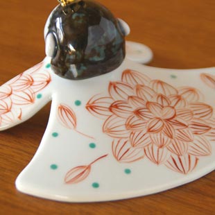 砥部焼の和食器 陶房遊の雛人形 【砥部工房 からくさ】