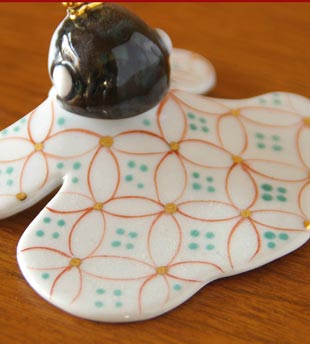 雛人形　砥部焼 砥部焼の和食器 陶房遊の雛人形 【砥部工房 からくさ】