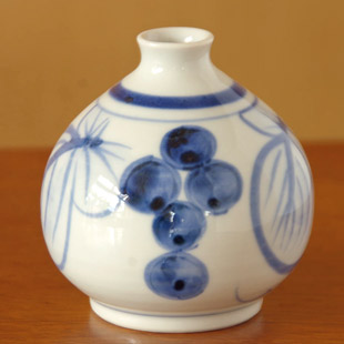 葡萄のぷっくり花器