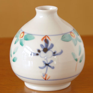 花ちらしのぷっくり花器