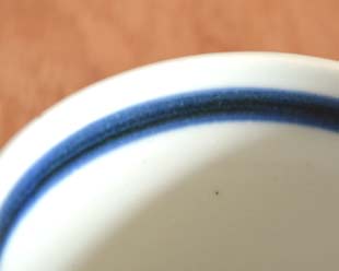 砥部焼・陶房遊　駒とびかんなのそばちょこ