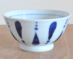 砥部焼・陶房遊　あまつぶのスープカップ