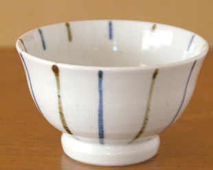 陶房遊　とくさ紋の深茶碗