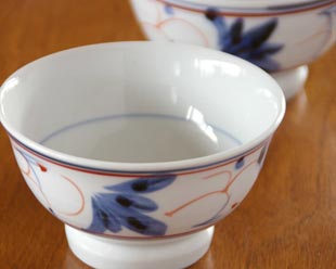 陶房遊　しだ紋の茶碗(小)