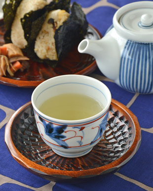 陶房遊　しだ紋の反湯呑