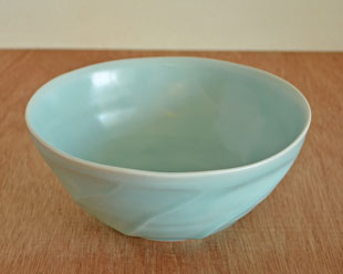 砥部焼の和食器 陶彩窯の大鉢 【砥部工房 からくさ】