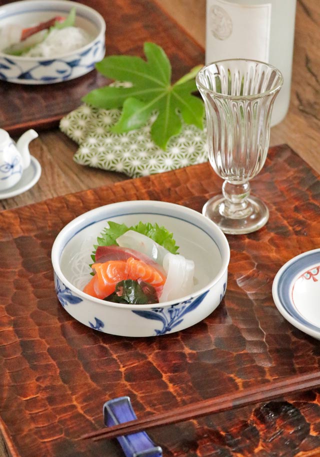 砥部焼　手付皿 砥部焼の和食器 東吉窯の小鉢 【砥部工房 からくさ】
