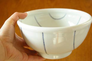 楽天市場】波佐見焼 藍駒 丼 日本製 磁器どんぶり 温かみのある