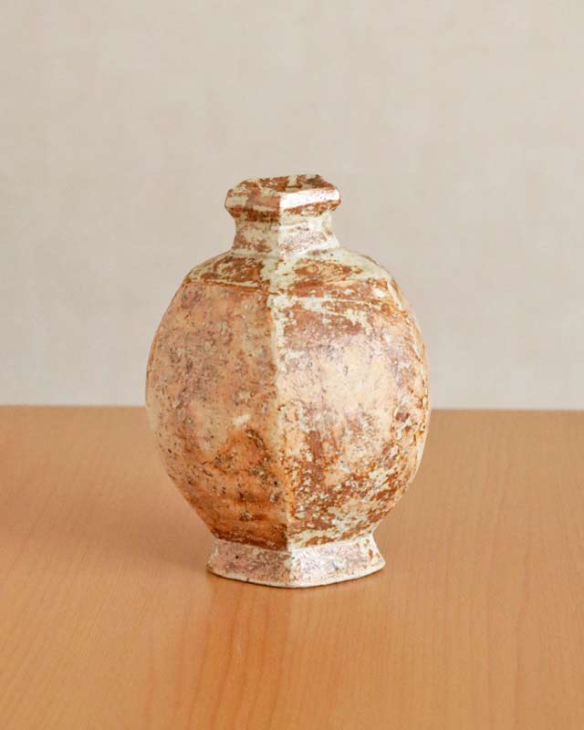 砥部焼 障山窯 森元作 壺 花器 砥部焼の和食器 山中窯の花器【砥部工房 からくさ】
